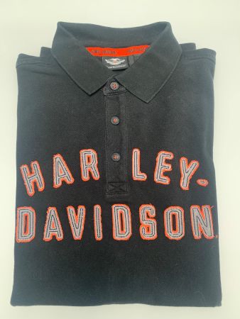 HARLEY DAVIDSON Polo Shirt - Grösse XL, schwarz