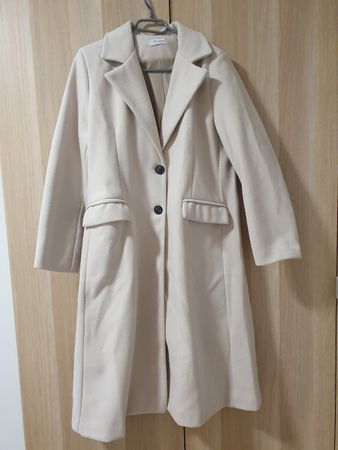 Mantel beige Grösse L Sophie Soleil Neuwertig