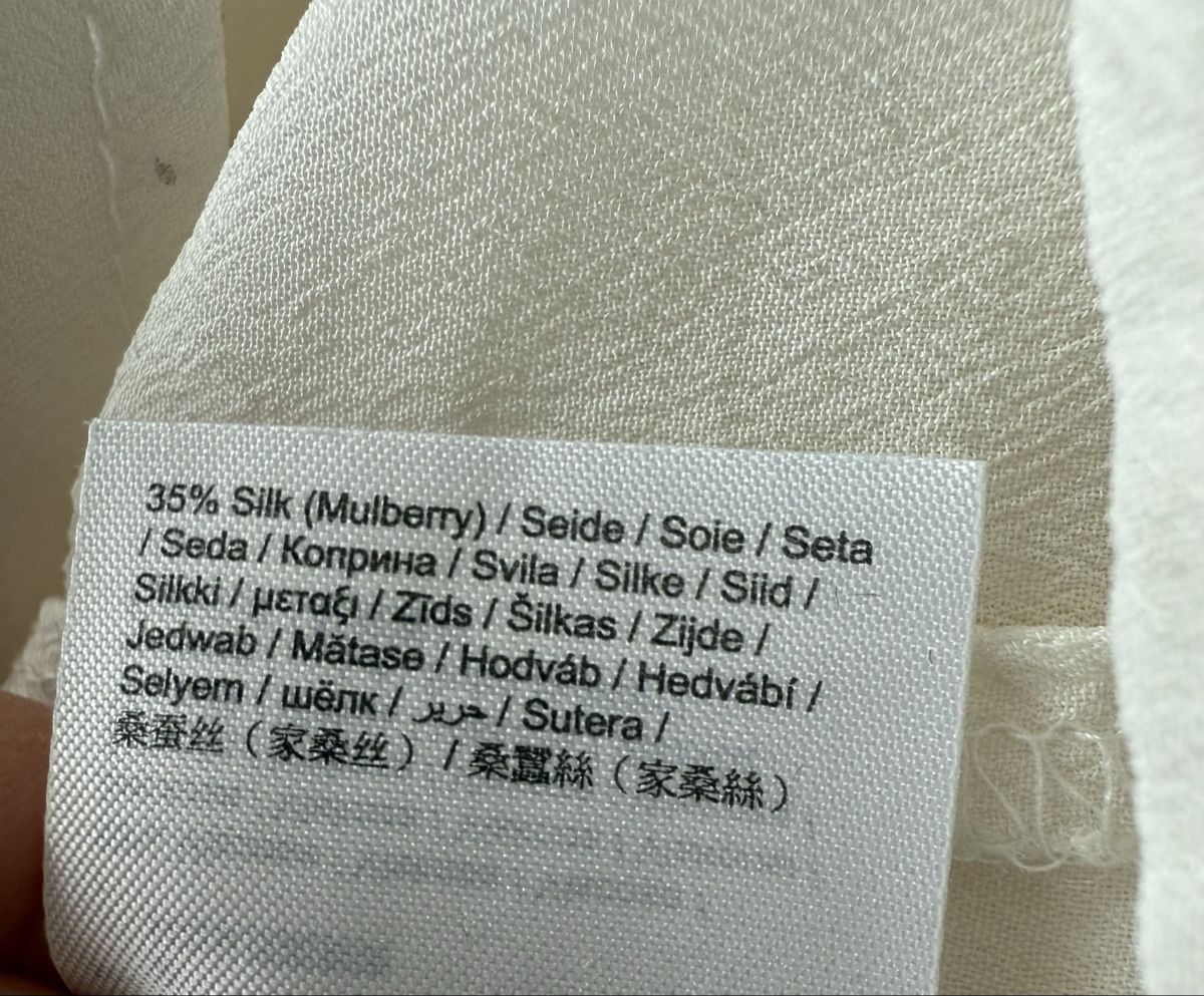 Esprit Camicette: Esprit Bluse Seide Gr. 32 / cremefarben / neuwertig  – Nuovo (secondo la descrizione) da Hergiswil NW venduto da Labello01 5