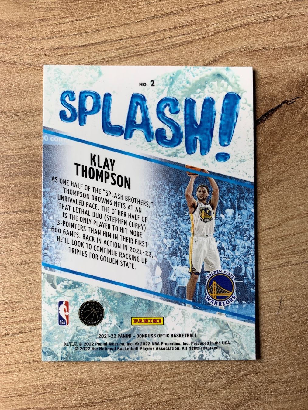 Karten: NBA Klay Thompson Splash – Gebraucht aus Netstal von Clutch79Cardz 1