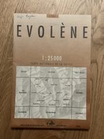 Schweizer Wanderkarte Evolène 1:25000 - Top Zustand!