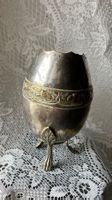 rare coquetier argenté Eierbecher Oster Pâques oeuf