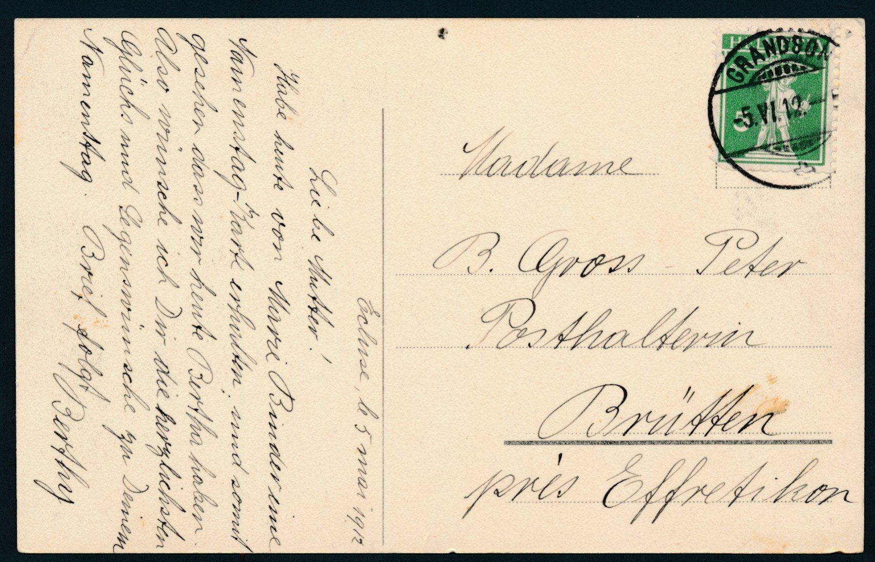 Cartes postales: AK: Bru près Grandson – D'occasion à Bonau par Profila3 1
