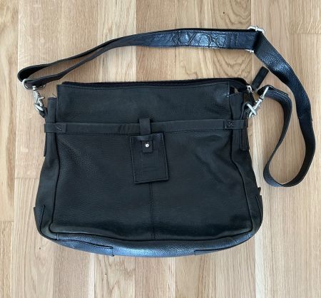 Ledertasche Ferrici schwarz