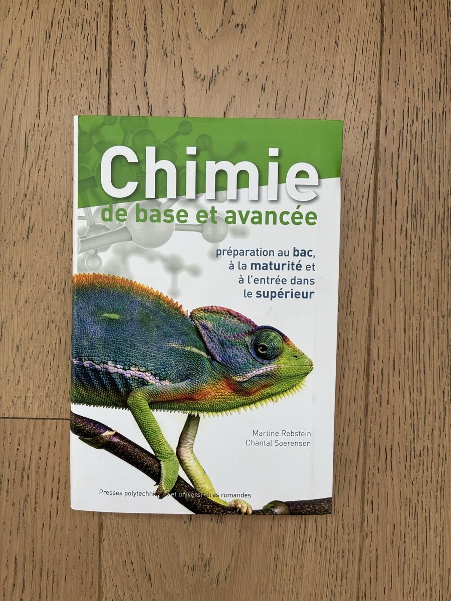 Bücher: Manuel de Chimie Bac – Neu (gemäss Beschreibung) aus Bulle von ste_t2ng