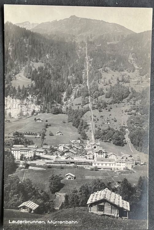 Lauterbrunnen. Mürrenbahn/ BOB -Bahn / Fotokarte (Gebraucht) in Wabern ...