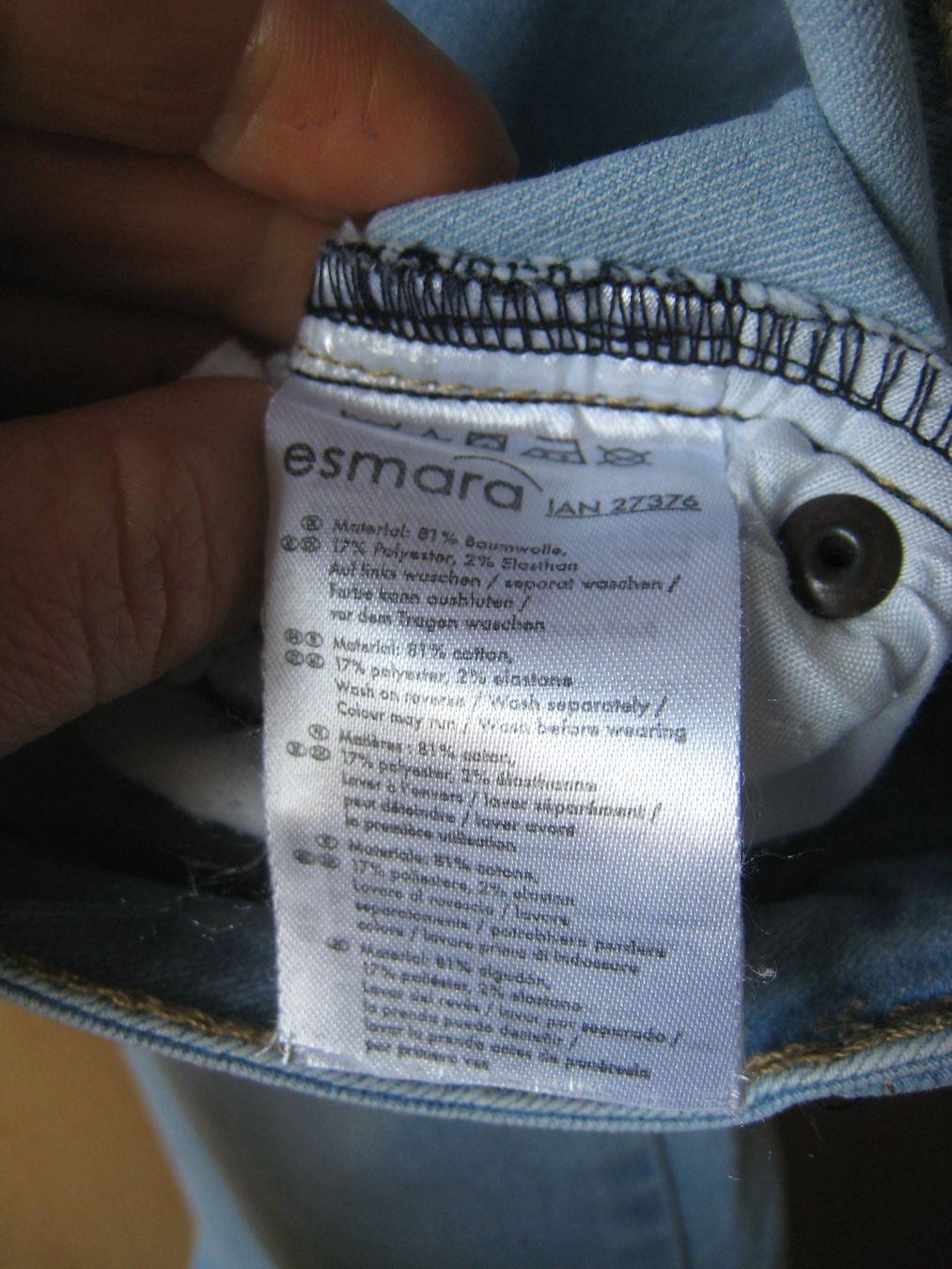 Jeans: esmara JEANS Gr. 40   hellblau strechig – Usato da Dättlikon venduto da Mamakuga 6
