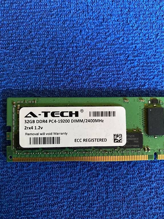 Server: A-Tech 32GB DDR4-2400 ECC Registered Server RAM  2Rx4 – Gebraucht aus Zeiningen von rot_2xls 1
