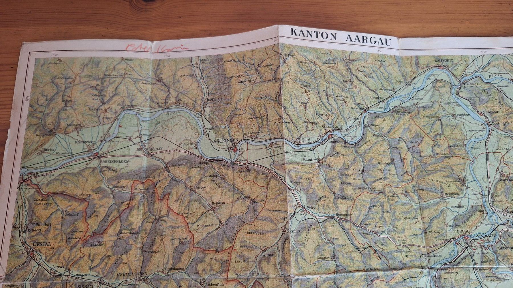 Cartine & Atlanti: Vintage Landkarten , Schülerkarten – Usato da Dornach venduto da majo8689 4