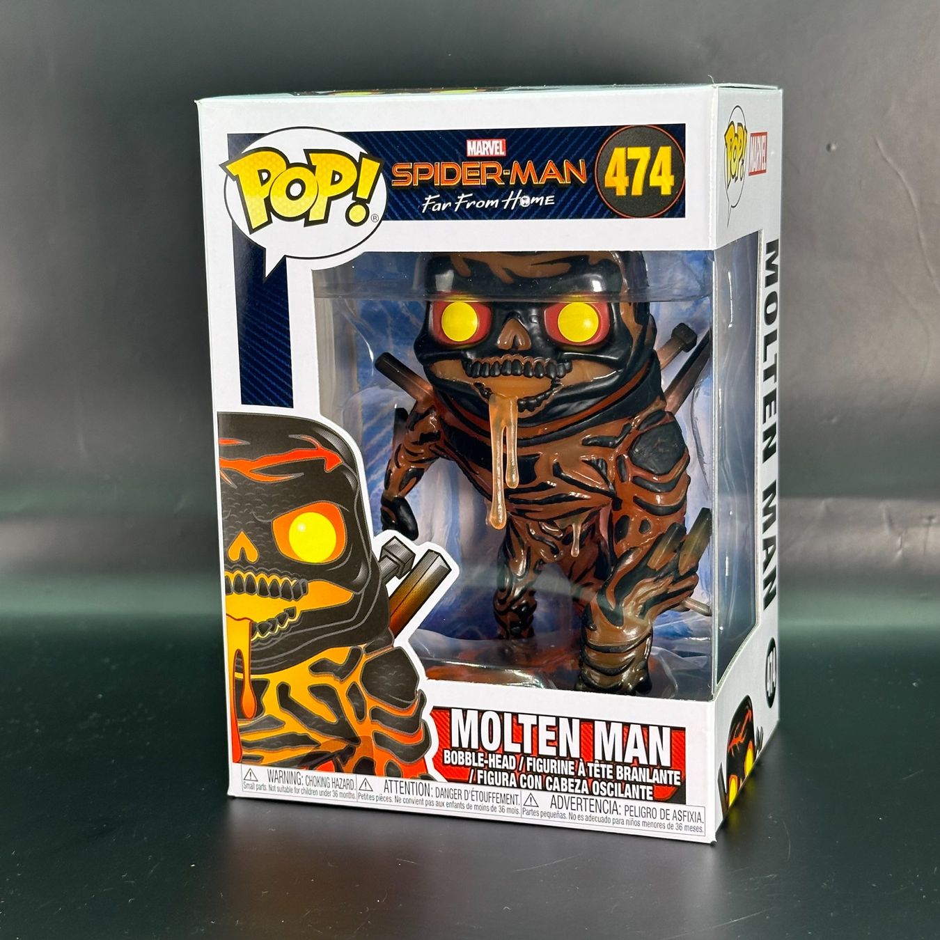 Funko Statuette: Funko Pop Marvel Molten Man 474 – Usato da Düdingen venduto da Nerdworld