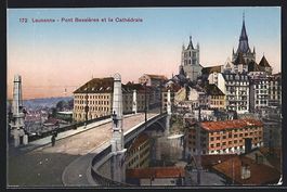 Lausanne, Pont Bessières et la Cathedra