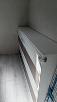 Lit armoire escamotable blanc,bon état, matelas mémoire neuf