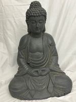 Wunderschöner Buddha aus Fiber/Ton, ca. 43x32x24 cm