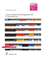 Luzerner Tag des Stockwerkeigentums 2016 (22.11.2016)