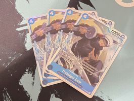 4x One Piece TCG - Trafalgar Law EN