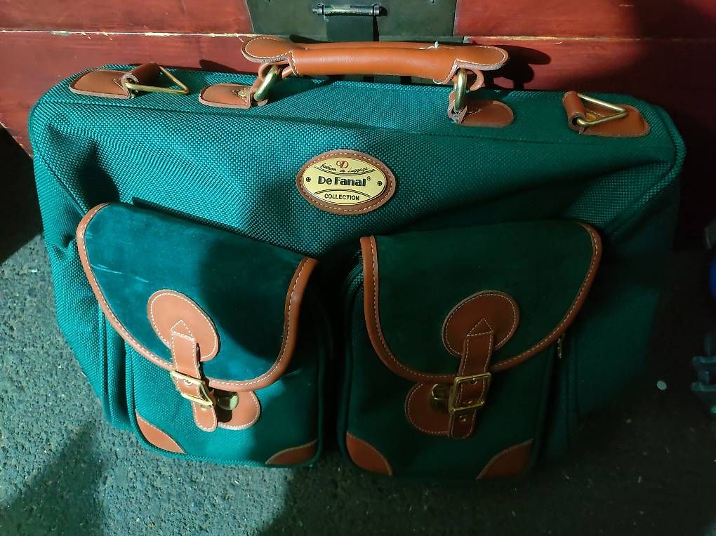 Borse: Borsa vintage verde e cuoio – Usato da Losone venduto da hcm_jvn8
