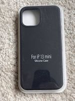 iPhone 13 Mini Silikon Case Hülle - Schwarz