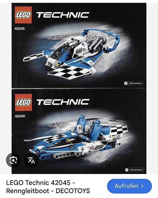 Baukästen: LEGO Technic Renngleitboot 42045 – Gebraucht aus Buttisholz von sozifrosch 4