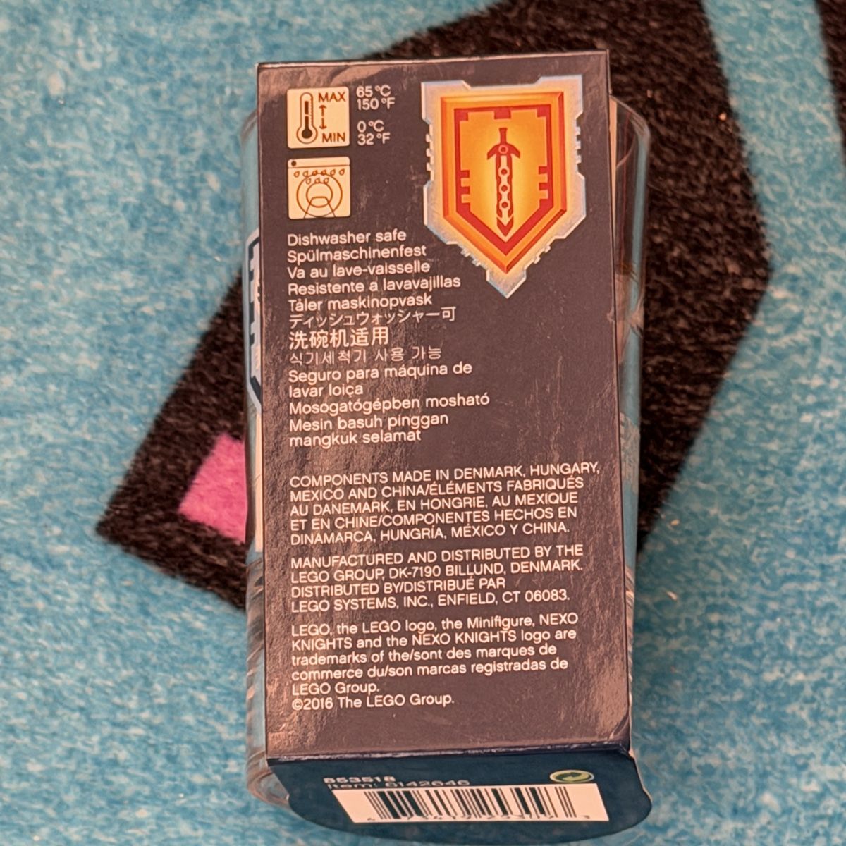 Bicchieri: Neues LEGO Nexo Knights Glas – Nuovo e nell'imballaggio originale da Riniken venduto da Powermeck 1