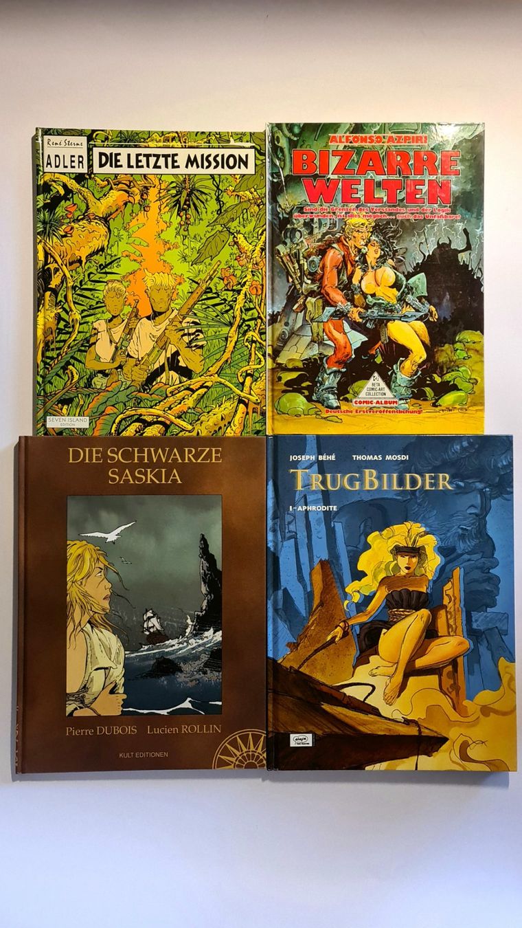 Fumetti: 4 verschiedene Comic Abenteuer Geschichten – Nuovo (secondo la descrizione) da Aesch BL venduto da pri_fp8t