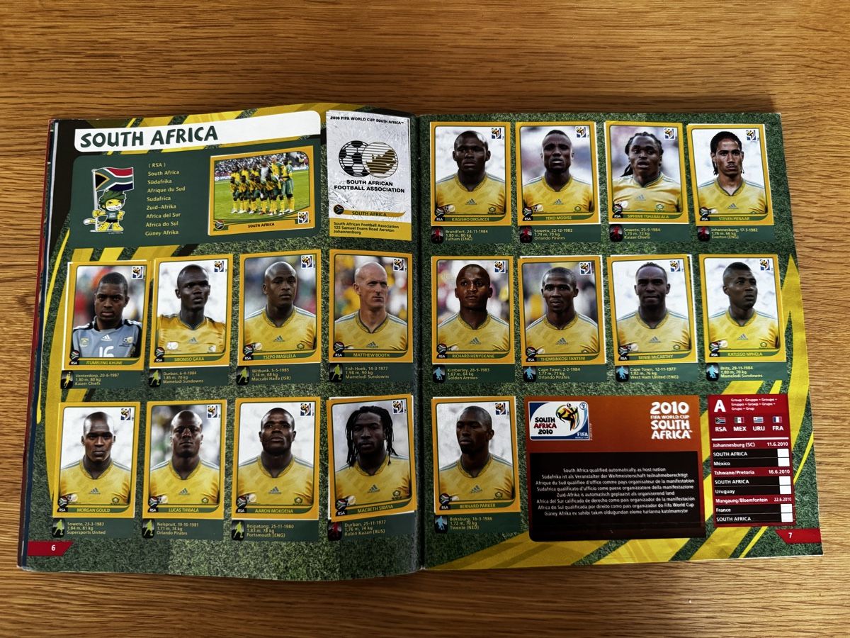Panini Sammelbilder & Trading cards: Panini Fifa South Africa WM 2010 Komplet – Gebraucht aus Collombey von lianki 1