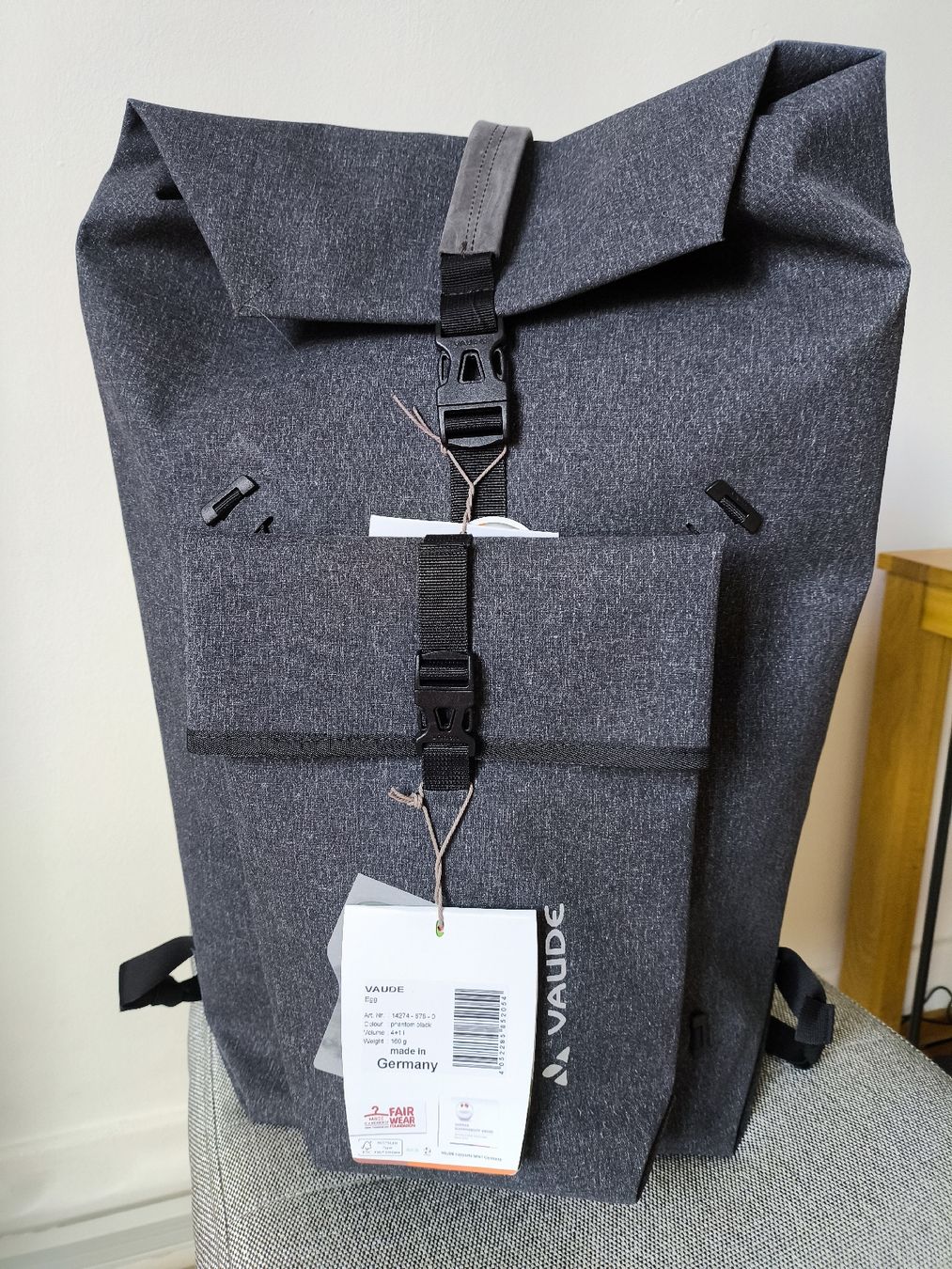 Vaude Zaini: Vaude Wolfegg +Egg Rucksack phantom black - NEU! – Nuovo e nell'imballaggio originale da Bern venduto da stefsvolta 7
