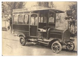 Fotografie Bus Protos, Omnibus Weinberge