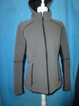 BERG SOFTSHELL JACKE GRAU KAPUZE NEU GR M UNGETRAGEN EDEL