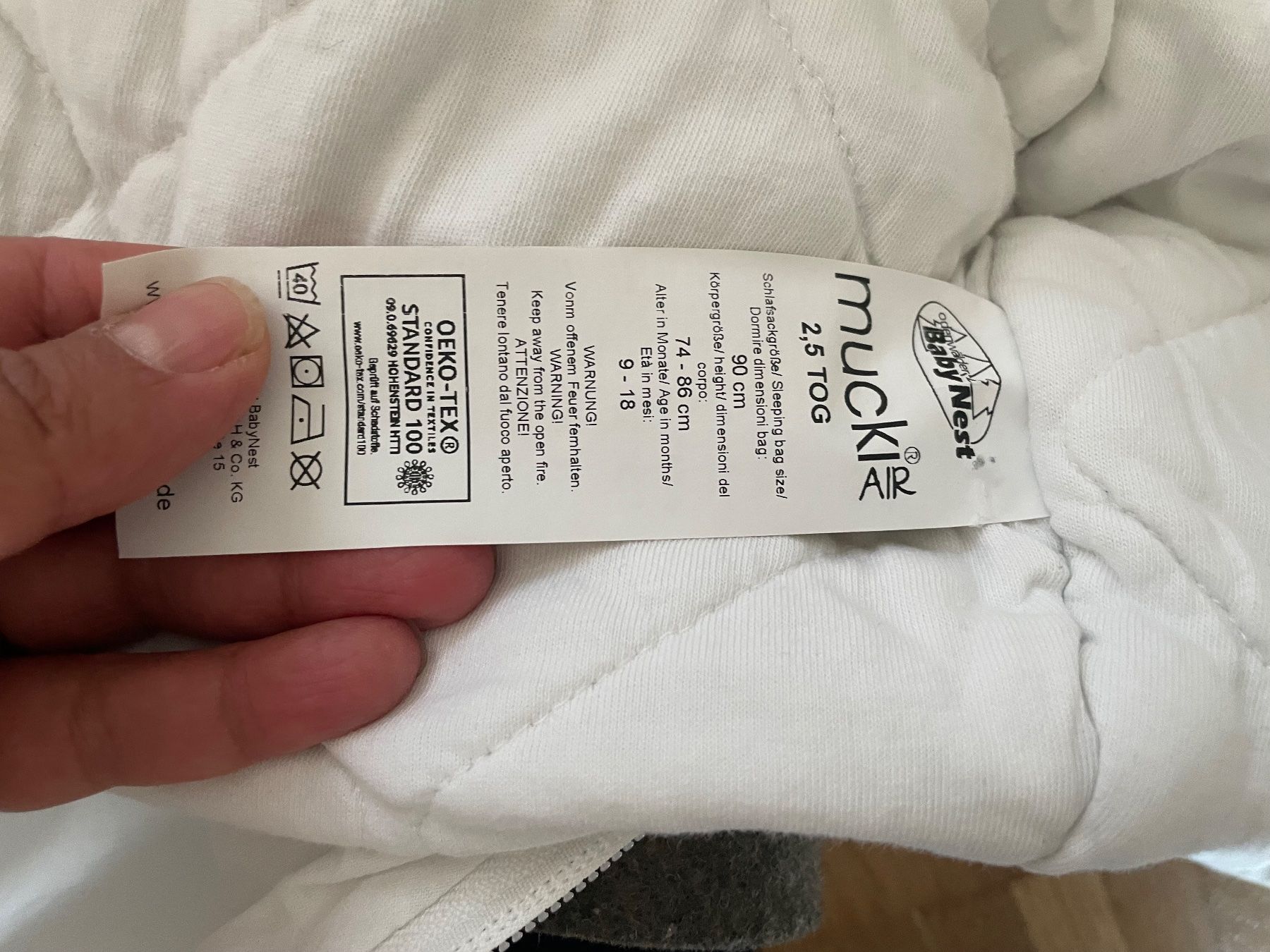 Sacchi a pelo: Mucki Air 90 cm – Usato da Zürich venduto da ocimen 1