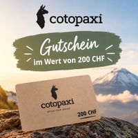 Cotopaxi Gutschein im Wert von 200 CHF zu verkaufen