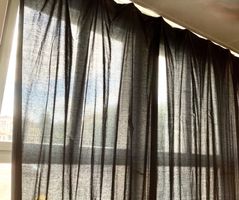 Stoff 100% schwarze Baumwolle für Vorhänge, Foto-Hintergrund