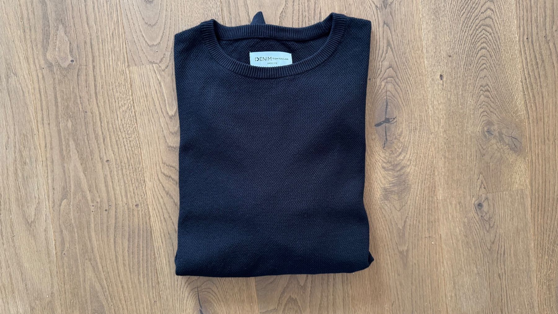 Tom Tailor Pullover & Sweatshirts: Tom Tailor Denim Herrenpullover Basic Fit Schwarz Gr. L – Gebraucht aus Riehen von To120 6