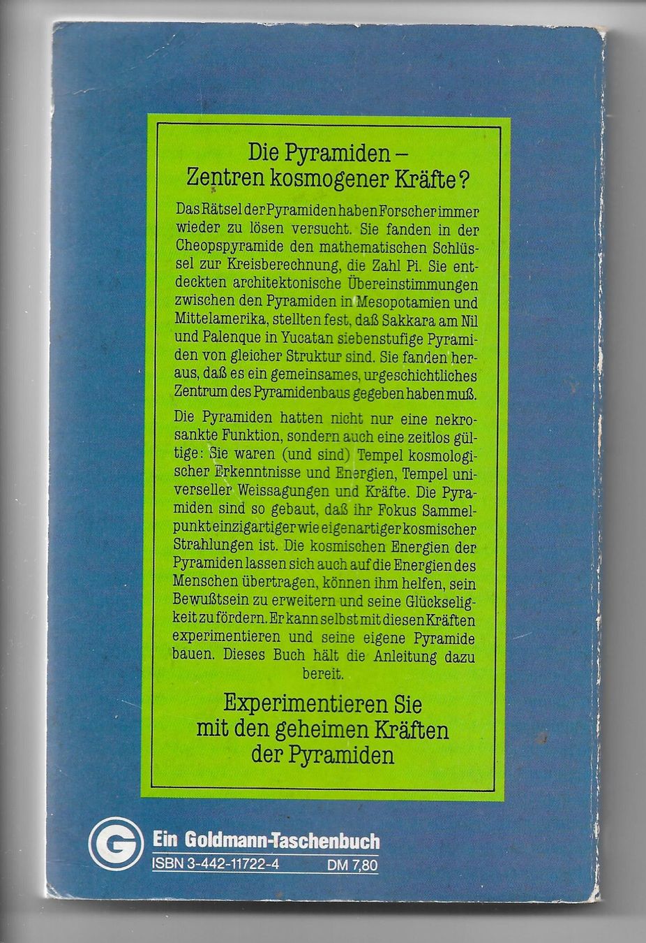 Bücher: Pyramid Power, Max Toth – Gebraucht aus Lausanne von jag_sj6f 1