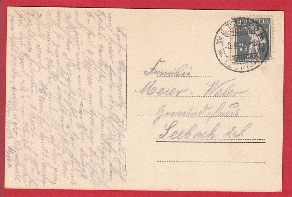 Cartoline postali: WETZIKON KREISSPITAL – Usato da Grüningen venduto da Kartenlaube 1
