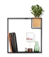 Schönes Metallregal mit Holztopf - Top Zustand!