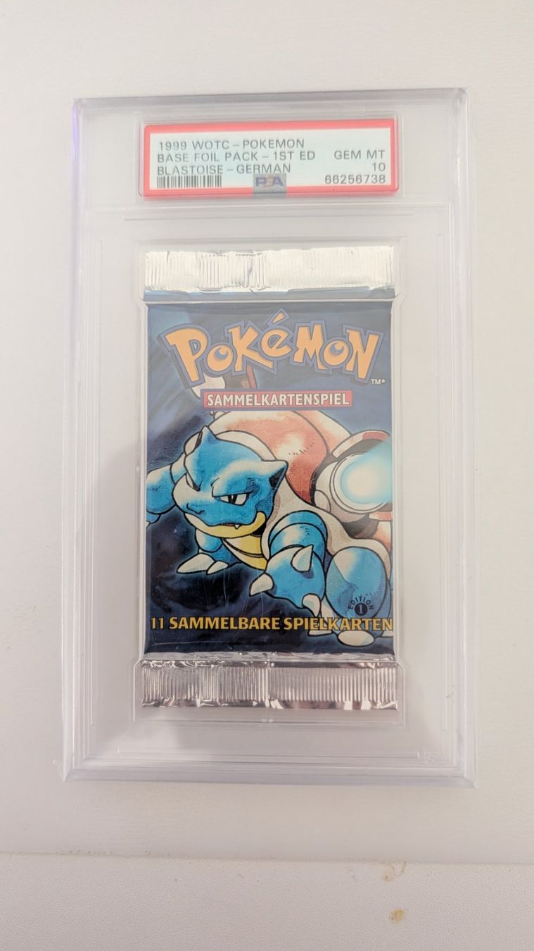 Pokémon Carte collezionabili: PSA 10 Pokemon Base Set 1. Edition Blastoise Deutsch Vintage – Usato da Basel venduto da UmbreonPokemon11