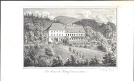 Bad Lostorf Lithographie von Belliger