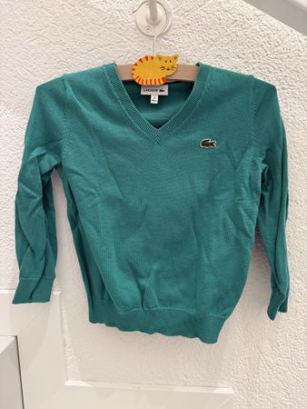 Lacoste Kinder Pullover, Baumwolle, Gr. 104, Top Zustand