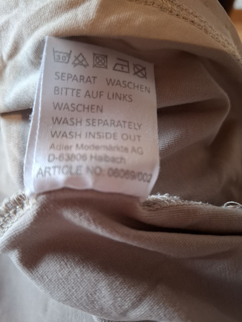 T-shirt: Gr XL Damen Langarmshirt Beige grau Giraffe basic nr 38 – Usato da Vinelz venduto da sonnenmond77 8