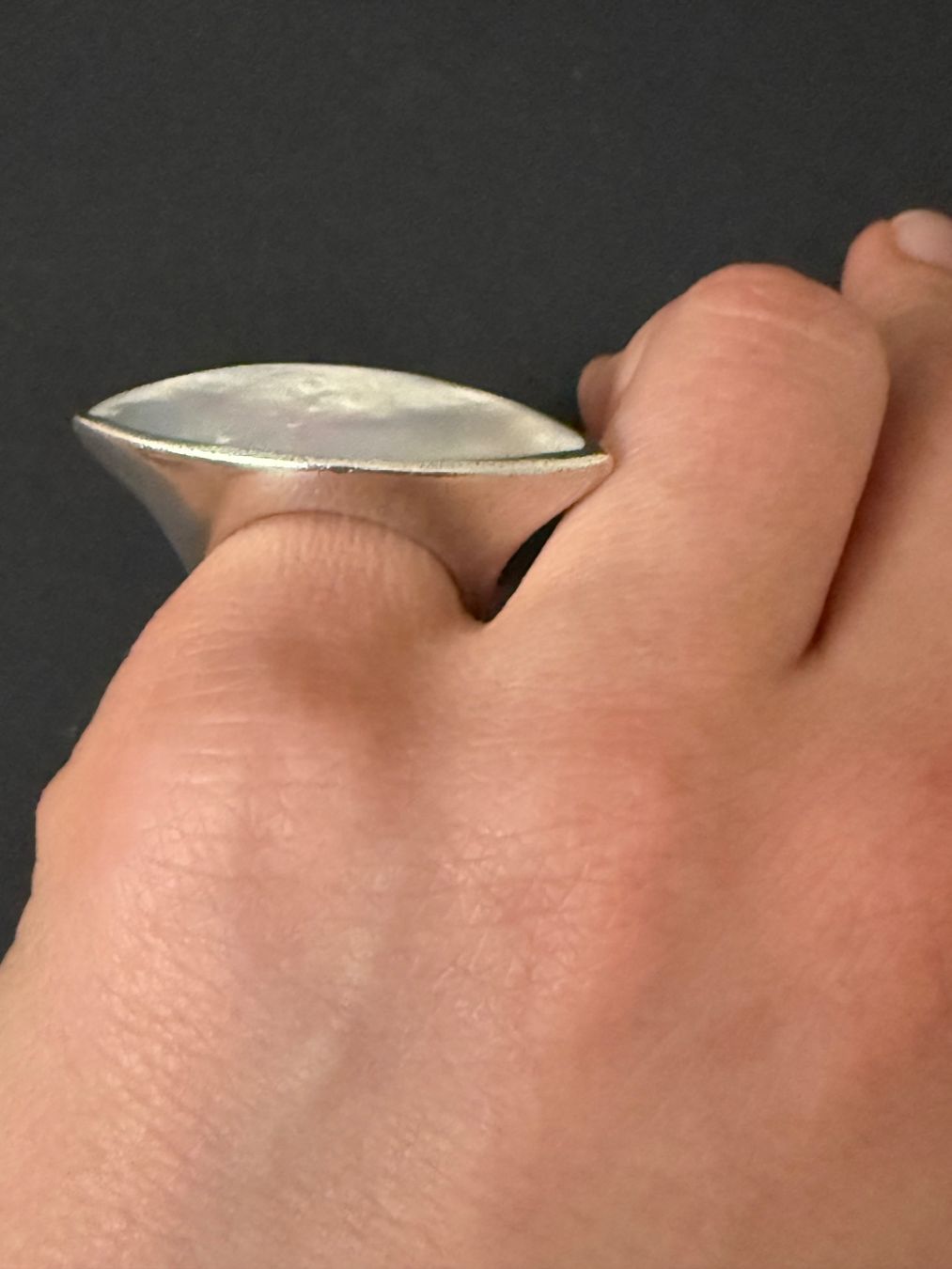Ringe: Silber Ring mit Perlmutt 925 – Gebraucht aus Spiegel b. Bern von Rogger72 5