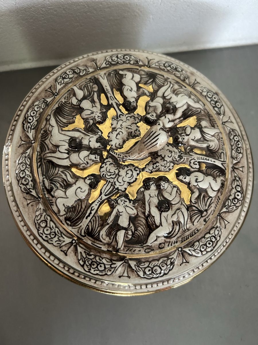Coupes: Traumhafte Capodimonte Porzellan Dose – Neuf (Voir description) à Hofstetten SO par Treasurefinds 4