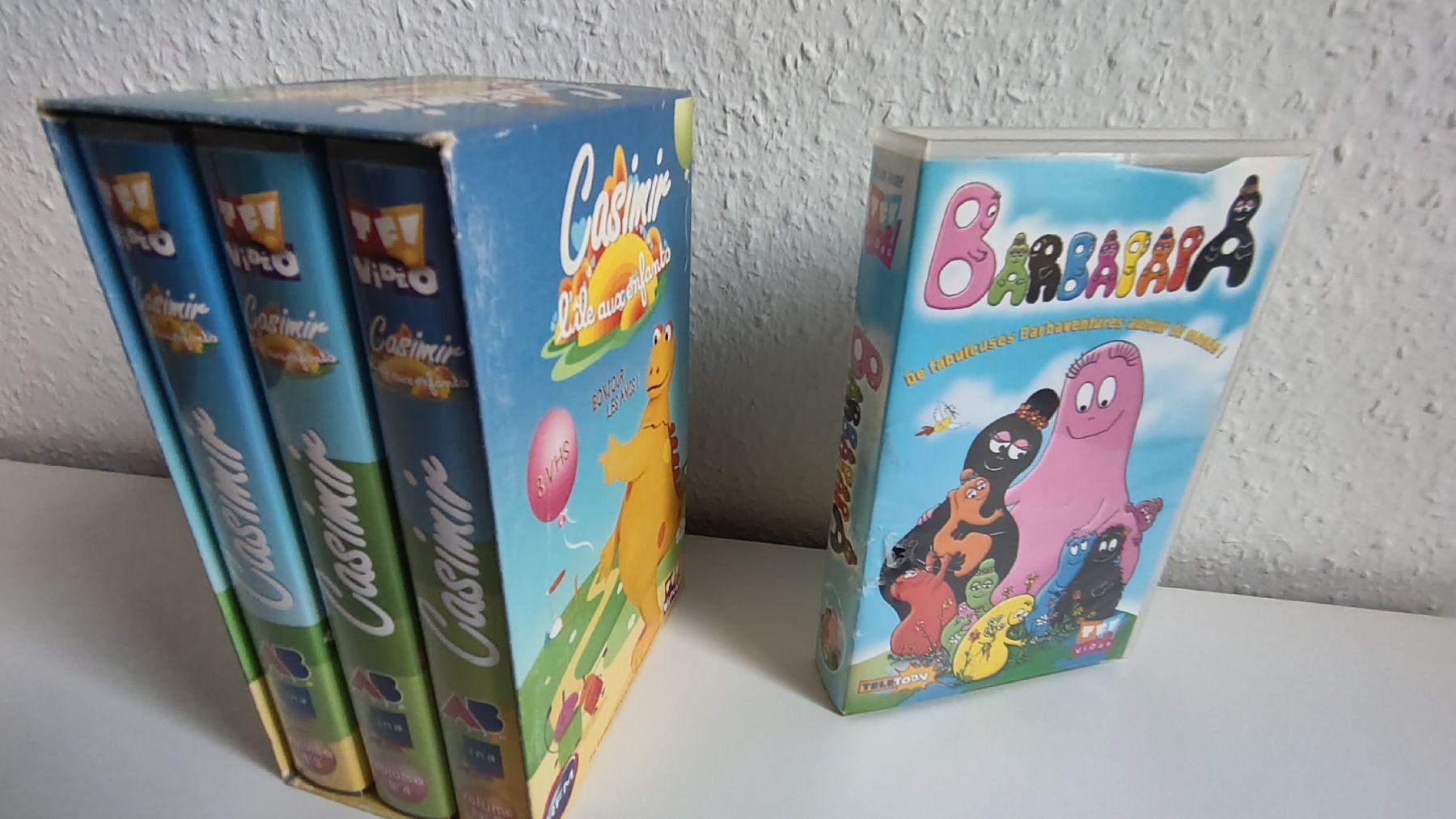 Lot de 3VHS Casimir (1978) + 1VHS Barbapapa (1974) nostalgie (Gebraucht ...