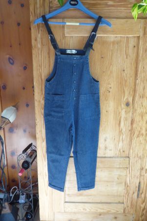 3/4 Jeans Latzhose Gr S Bund 38cm Spezielle Träger