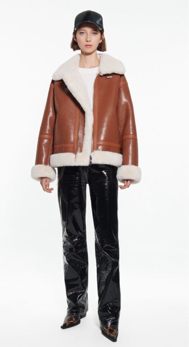 Stand Studio Giacche: STAND STUDIO FAUX SHEARLING BIKER JACKET – Nuovo (secondo la descrizione) da Uster venduto da Ninii003