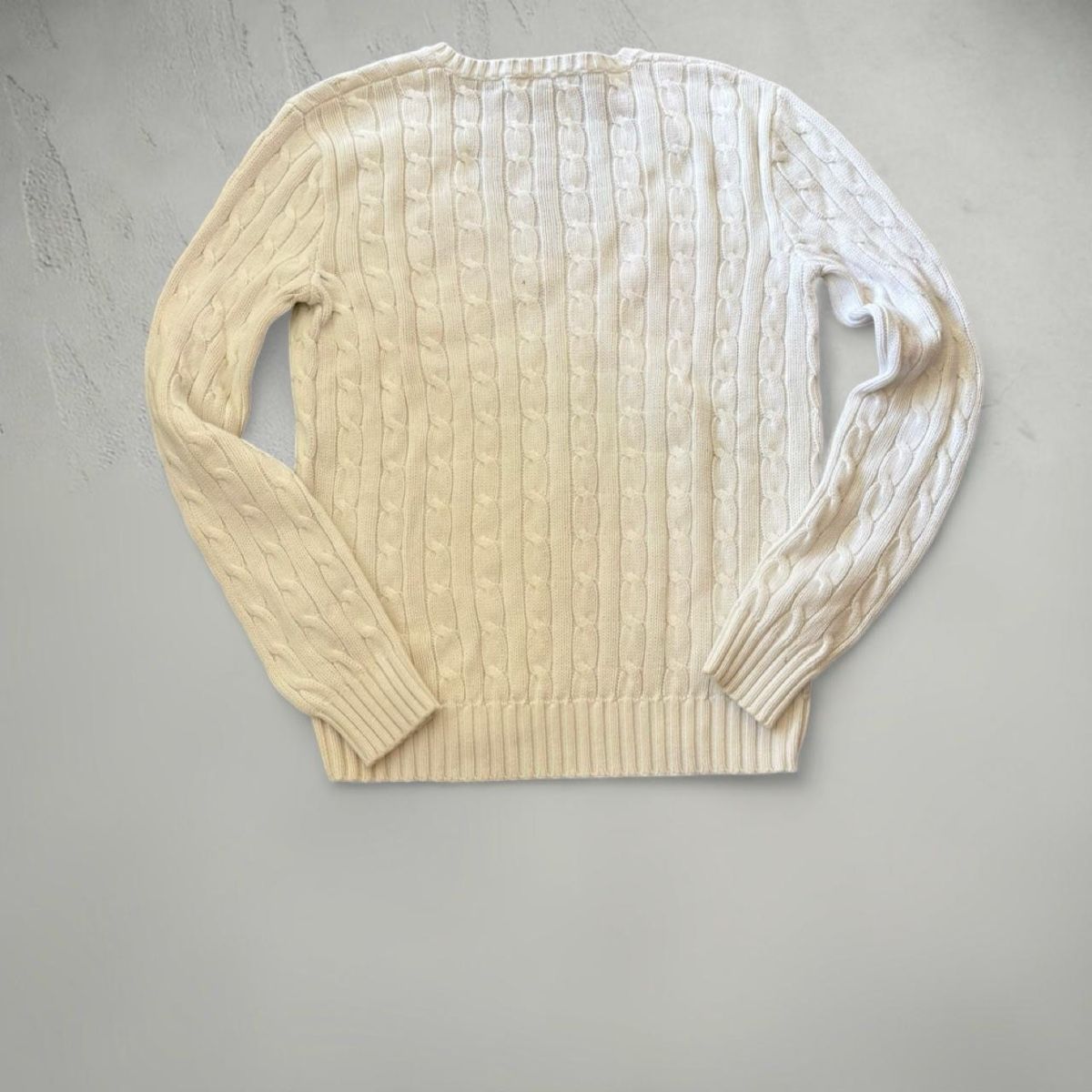 Ralph Lauren Maglioni & Felpe: Pullover Ralph Lauren Zopfstrick V-Ausschnitt Weiss Grösse M – Nuovo (secondo la descrizione) da Basel venduto da archive. 4