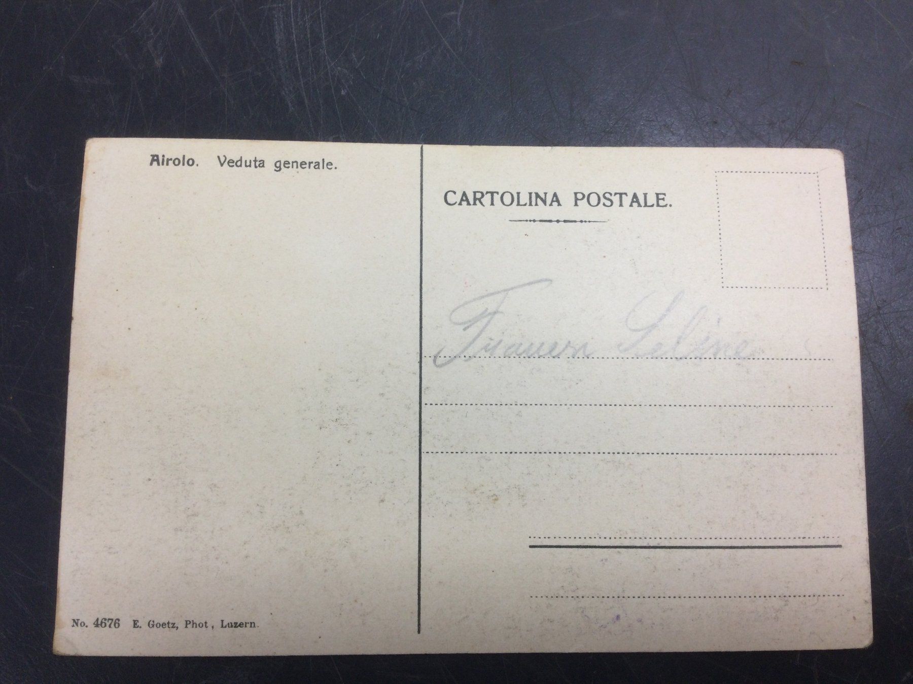 Cartoline postali: Alte Ansichtskarte Airolo, Veduta Generale – Usato da Wangen SZ venduto da kuriosum12 1