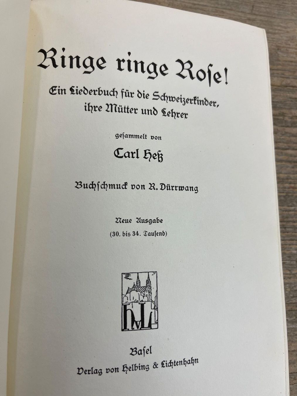 Libri: Ein Liederbuch für Schweizer Kinder Ringe ringe Rose – Usato da Pfäffikon ZH venduto da buresi 1
