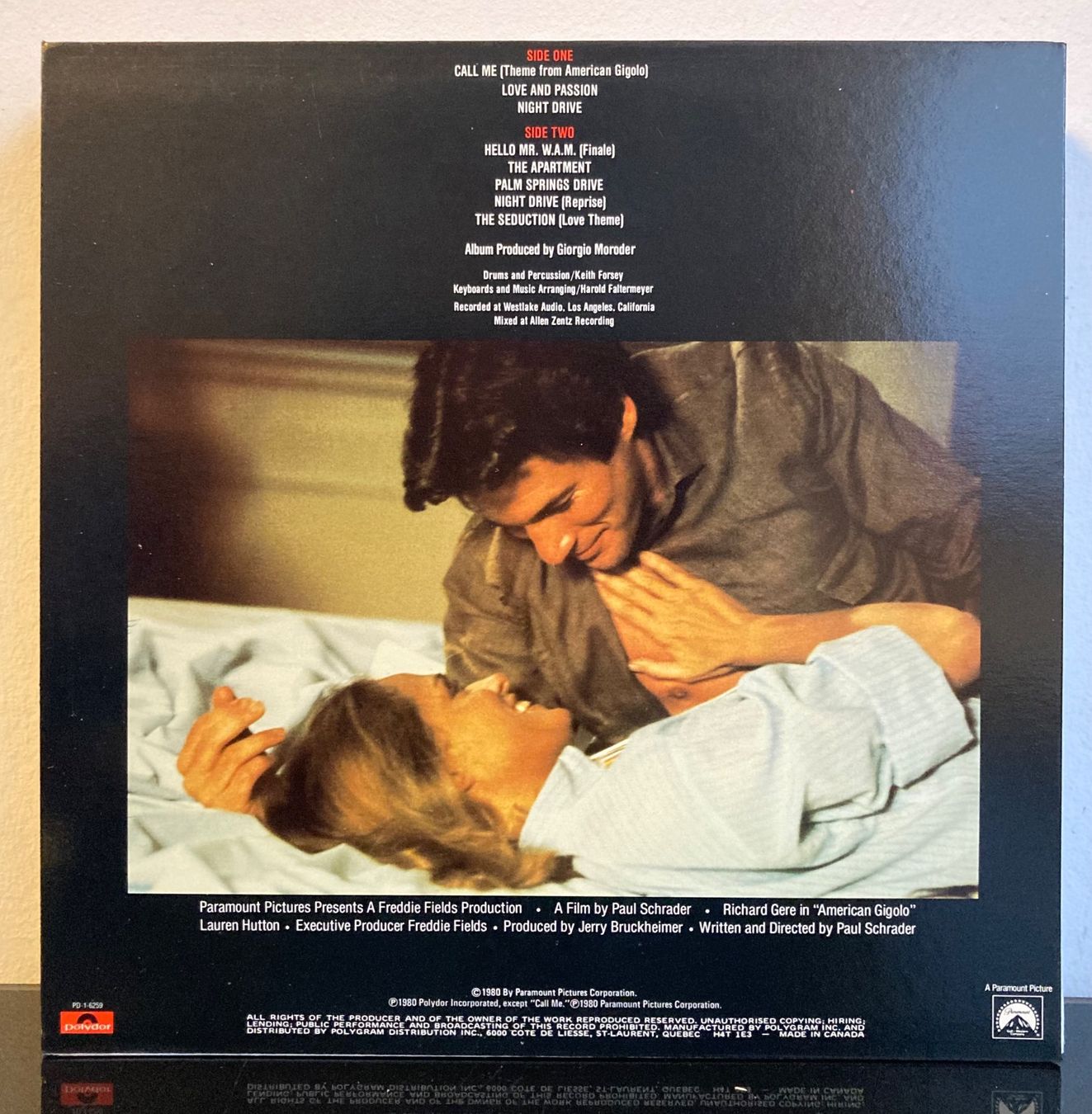 Dischi in vinile: Giorgio Moroder - American Gigolo - Original Soundtrack LP – Nuovo (secondo la descrizione) da Wettingen venduto da 12.Zoll.Vinyl 1