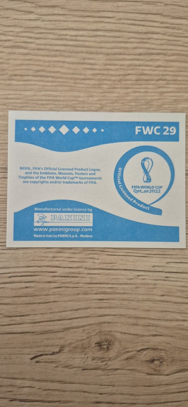 Panini Carte collezionabili: Panini 2022 - FWC 29 – Nuovo (secondo la descrizione) da Thônex venduto da Sebabastien 1