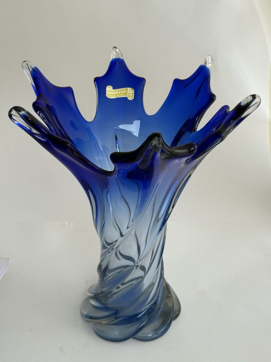 Murano Vasi & Recipienti: Grosse formschöne Vase MURANO GLASS Glas Italy    – Usato da Konolfingen venduto da petzipetz